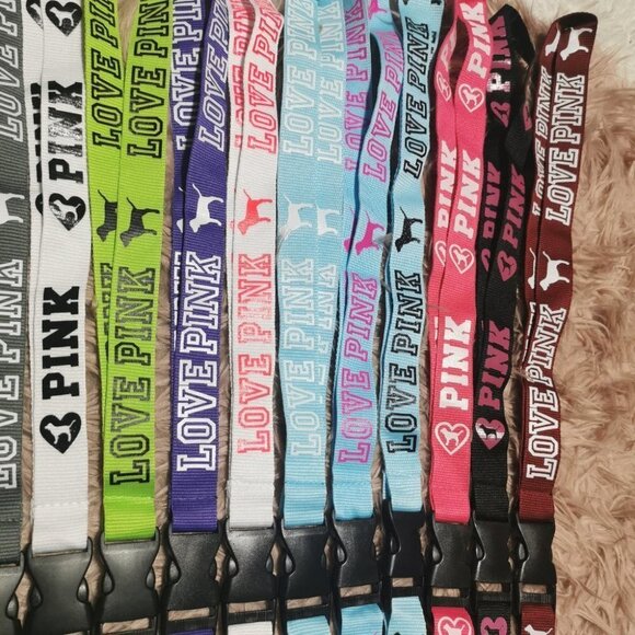 LOVE Pink Key Lanyards - Picture 3 of 4